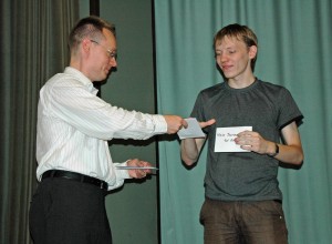 Ilya Shikshin, prizegiving ceremony, Tampere 2010